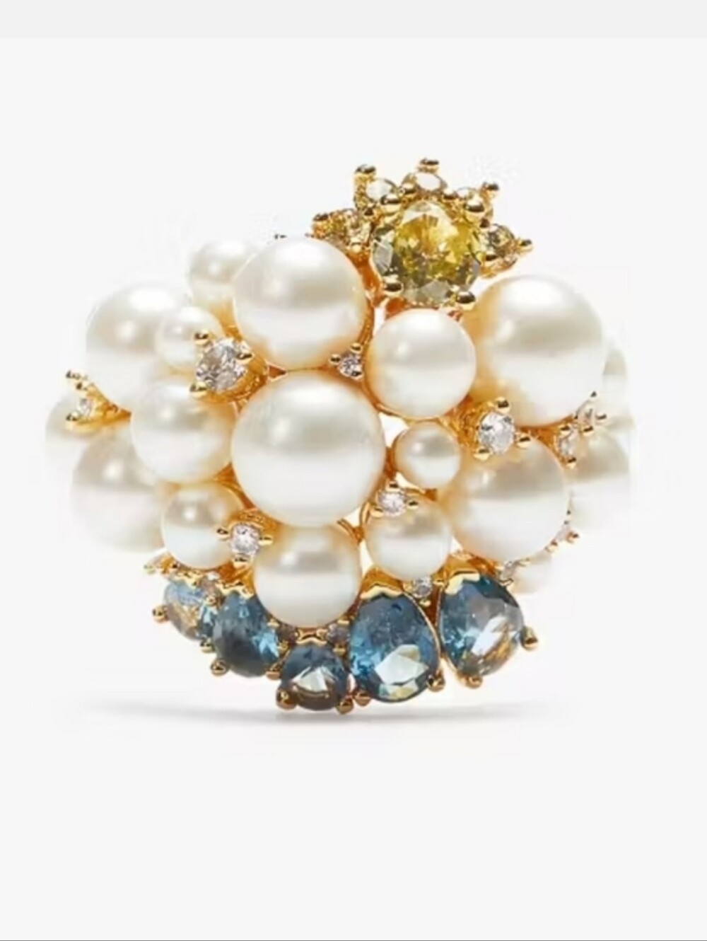 Kate Spade Rain Or Shine Statement Ring Size 8 New - Picture 4 of 8